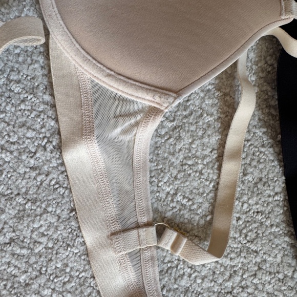 Pepper Bra Lot of 3 Lift Up Bras Cream and Black - Sz 36B - Picture 5 of 6